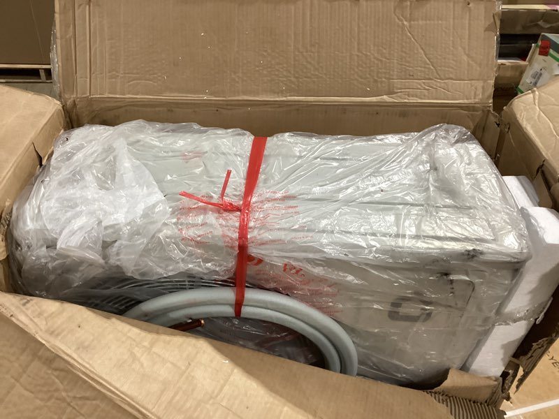 Condition photo showing Good Condition for 19 seer2 ultra-quiet mini split ac | 9000 btu 3-in-1 cooling/heating/dehumidifier | 115v inverter heat pump | 42db whisper operation | 10ft pre-charged line set | white modern design 9,000 btu 115v 19 seer2 white