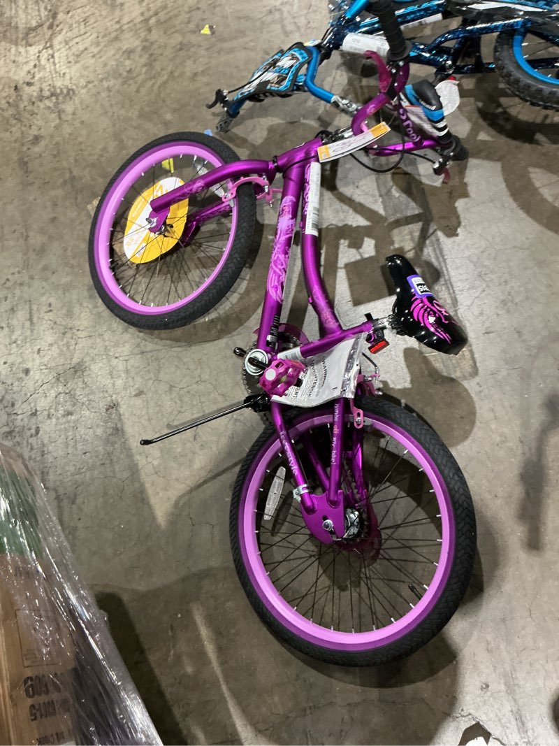Condition photo showing Good Condition for kent 20" 2 cool bmx girl's child bike, satin purple