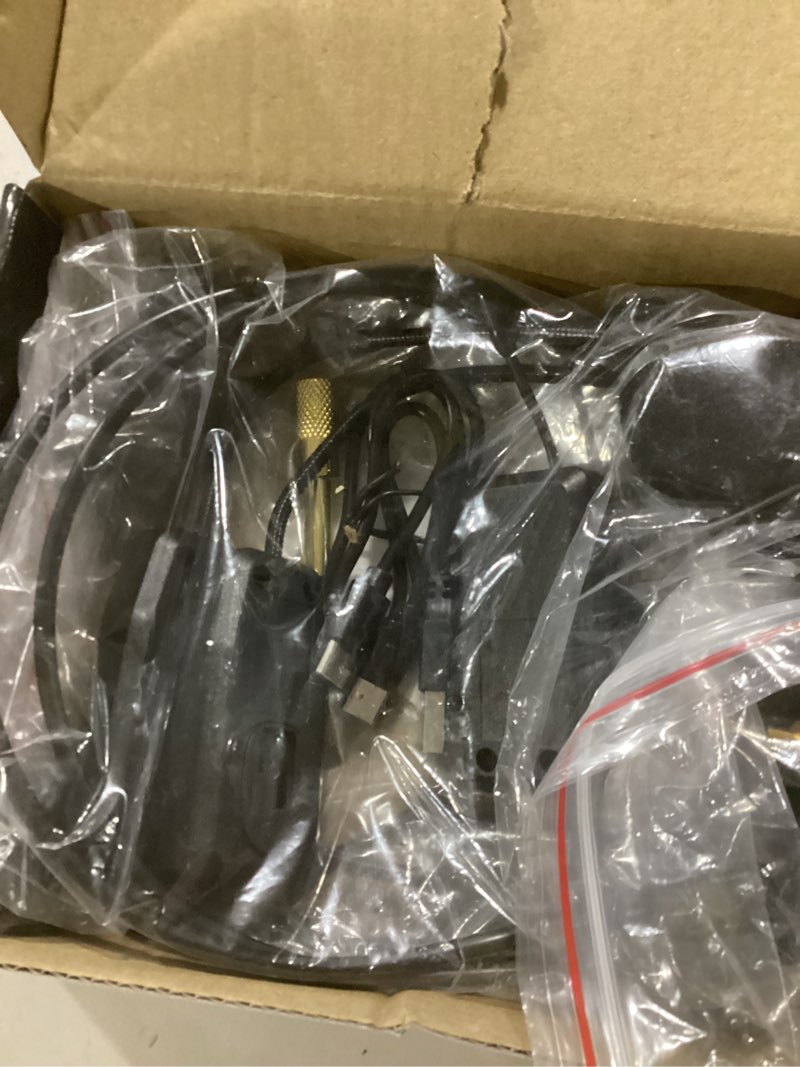 Condition photo showing New/Like New for Wireless Microphone System for 4 People,2.4G Wireless Headset Mics and Handheld Mics 2 in 1,Ideal for Speakers,Voice Amplifier,PA System,Teacher,Tour Guides,Fitness Instructor