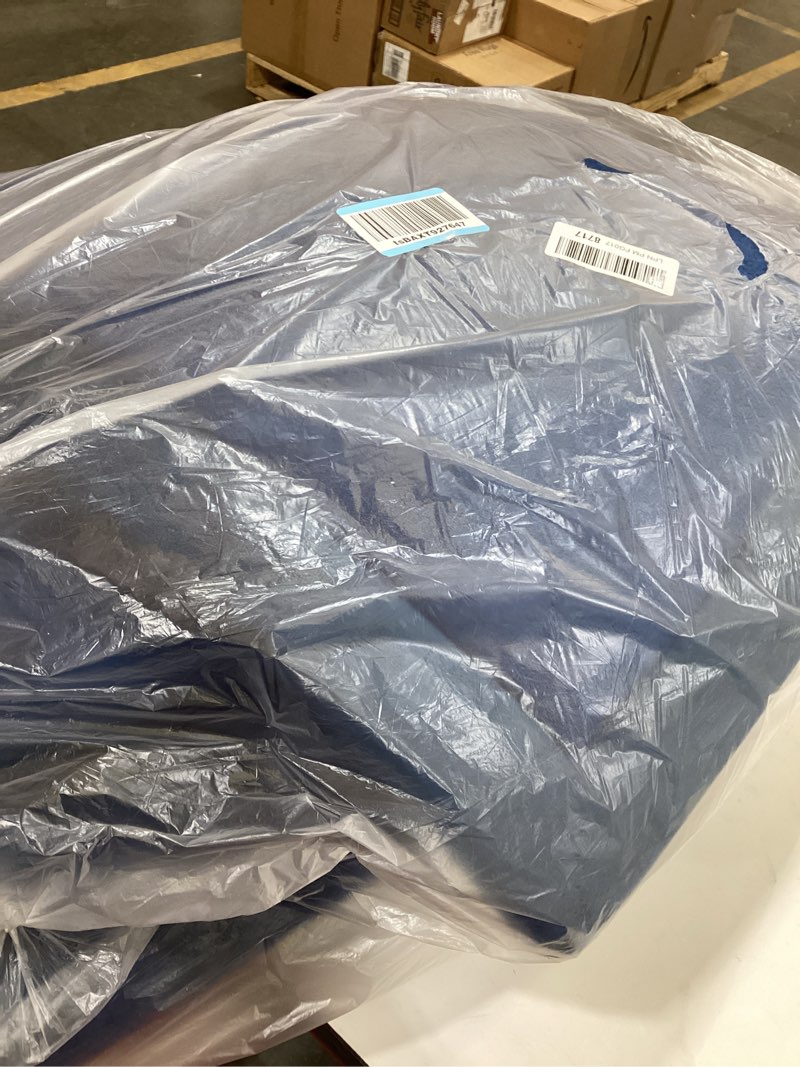 Condition photo showing Good Condition for Baby Play Mat for Floor Nursery Muscle Area Rug Playroom Rug 59"x59" Memory Foam 1.3" Thick Crawling for Babies,Toddlers, Infants, Kids,Floor(Blue) Sapphire Blue 59"x59"