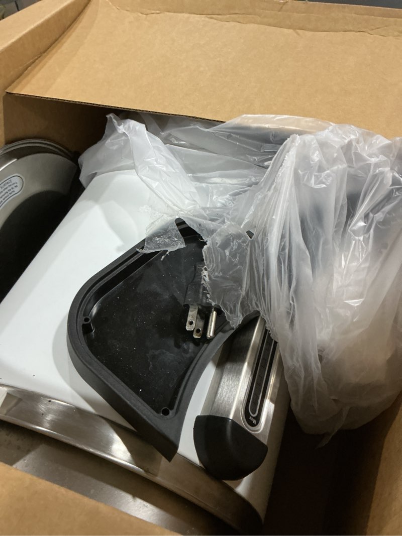 Condition photo showing As Is for garvee 14 l/100 cups coffee urn-3.8 gal double wall commerical coffee maker for buffet catering wedding gathering,large capacity hot coffee dispenser,stainless steel hot water urn-white white 100 cups/14l