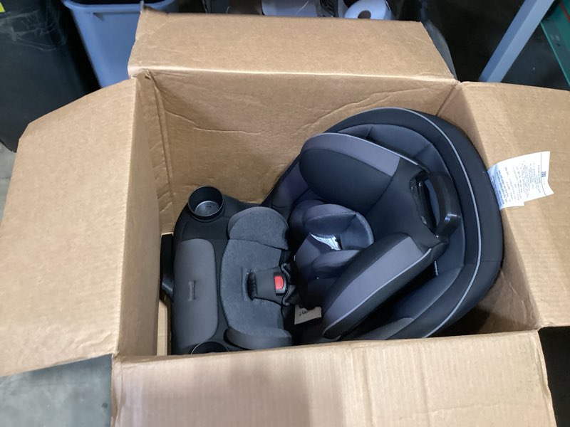 Condition photo showing As Is for safety 1st grow and go all-in-one slim convertible car seat, rear facing, 5-40 lbs, forward facing (30–65 lbs), high back booster seat 40-100 pounds, black phantom black phantom original