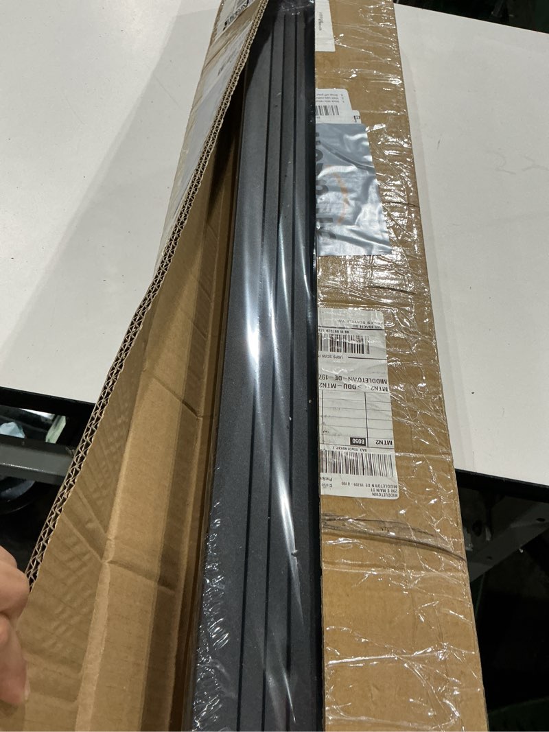 Condition photo showing Good Condition for hziu 25 pack deck balusters with end caps&screws 38 inch rectangle staircase baluster upgraded metal railing spindles kit for decks,porch 38 inch black-rectangle 25