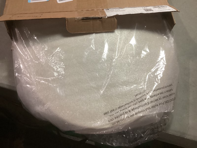 Condition photo showing As Is for centoco elongated plastic toilet seat, fits kohler/american standard/toto, standard economy model, made in the usa, dsamaz16-106, bone bone standard elongated
