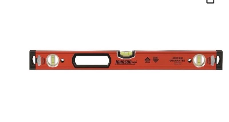 johnson 9850-2400 24 in. heavy duty aluminum box level*