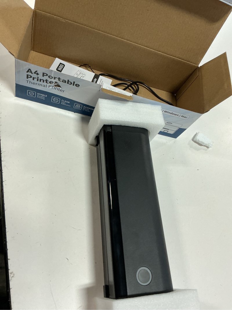 Condition photo showing Good Condition for portable printers wireless for travel, n80 wireless thermal printer bluetooth inkless printer support 8.5" x 11" us letter & a4, compatible with ios, android, laptop