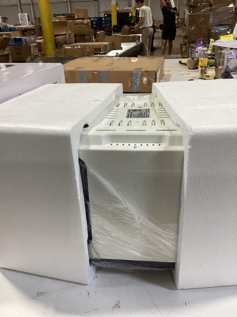 Condition photo showing Good Condition for nutrichef 5.8 quart air fryer | glass airfryer with 8-in-1 digital presets | stainless steel fryer design | glass fry bowl with flip-up safety shield | compact air-fryer for even cooking | white