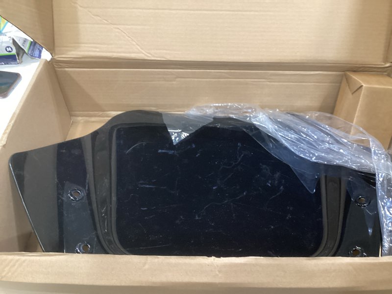 Condition photo showing As Is for 11.5” 2024 road glide windshield - psler windscreen air deflector fit for road glide cvo fltrxstse 2024 road glide fltrxse 2023-2024 accessories ?dark tinted?