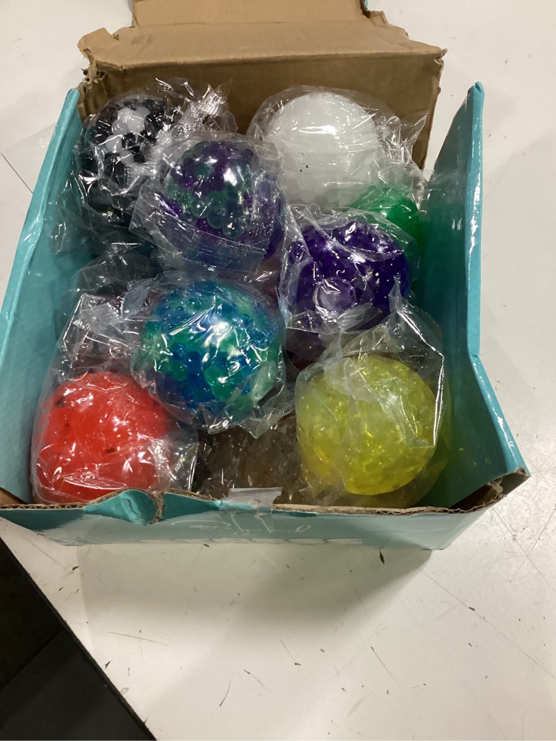 Condition photo showing Good Condition for stress balls for adults - 18 pack | fidget toys | xl stress ball, office supplies, squishy fidget toys | anxiety relief calming tool | squishy balls for autism & adhd, assorted