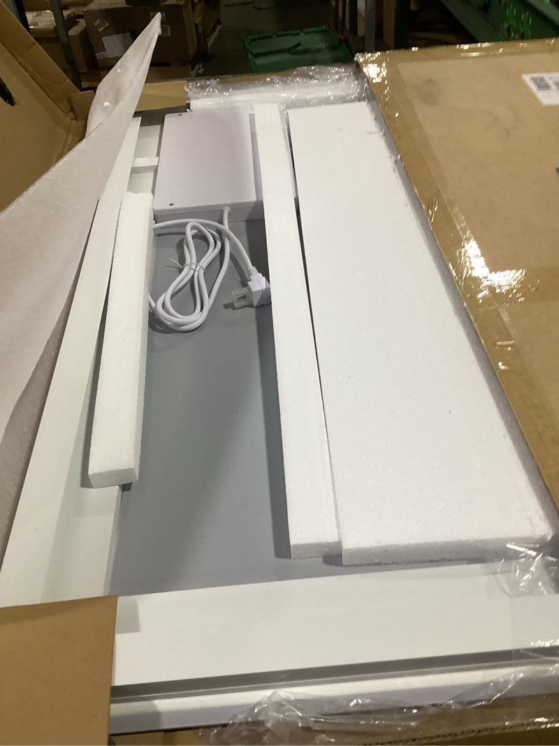 Condition photo showing New/Like New for 36"x30" led bathroom mirror with lights, backlit + front lit with cri>90, lighted mirror for bathroom, anti-fog, dimmable brightness, 3 colors, memory function, shatterproof tempered glass