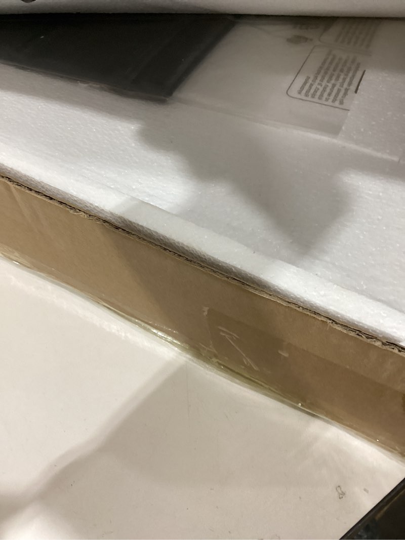 Condition photo showing Good Condition for Foldable C-Shaped Table with Charging Station, Folding TV Tray End Table for Small Space, Portable Side Table for Couch, C Table with Storage Bag for Sofa Living Room, Bedroom Rustic Brown