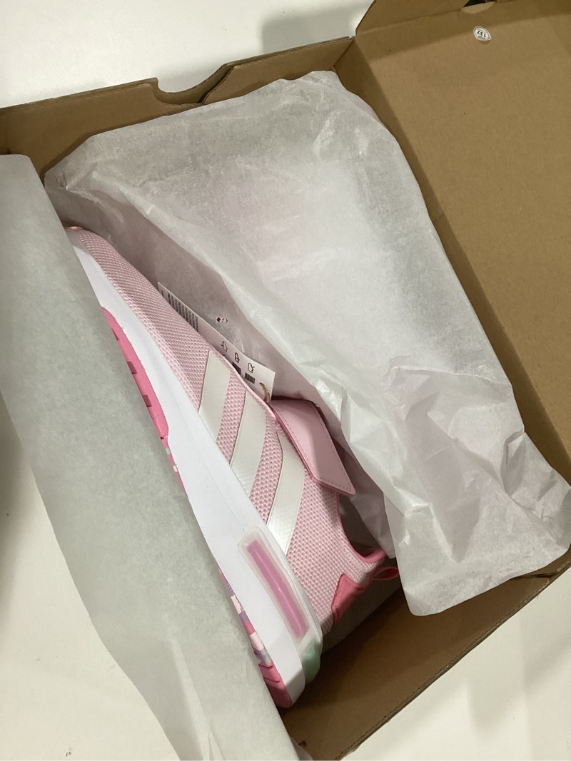 Condition photo showing Good Condition for adidas Unisex-Child Racer Tr23Sneaker 5.5 Big Kid Clear Pink/Zero Metallic/Bliss Pink