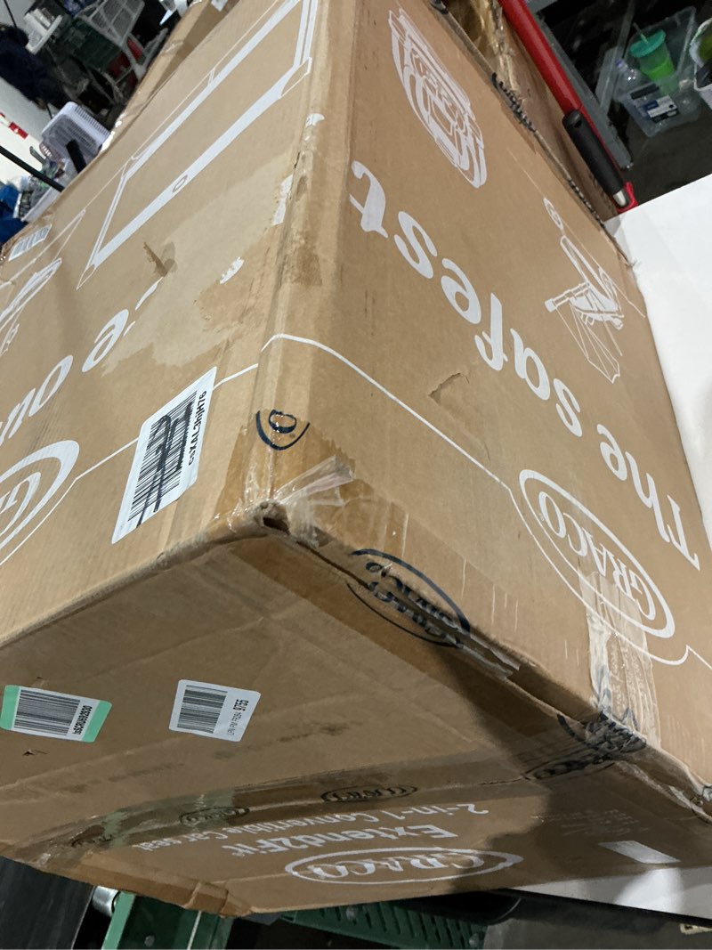 Condition photo showing New/Like New for graco extend2fit convertible baby car seat, rear and forward facing, adjustable extension panel for extra legroom, gotham 2-in-1 gotham 2.0