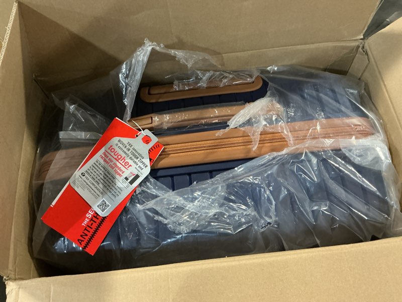 Condition photo showing Good Condition for Joyway Luggage Set 3 Piece with TSA Lock and Spinner Wheels, PP Hard Shell Suitcase Set with Corner Protectors for Travel(Blue, 3 Piece set) Blue 3 piece luggage set