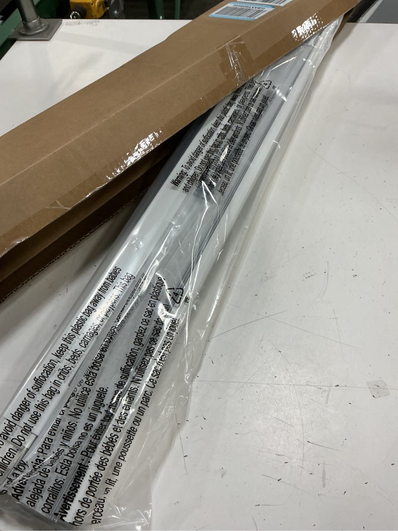 Condition photo showing Good Condition for lazblinds cordless cellular shades, no tools no drill blackout honeycomb shades pleated blinds for windows, 34 1/2" w x 64" h, silver white blackout-silver white 34 1/2'' w x 64'' h