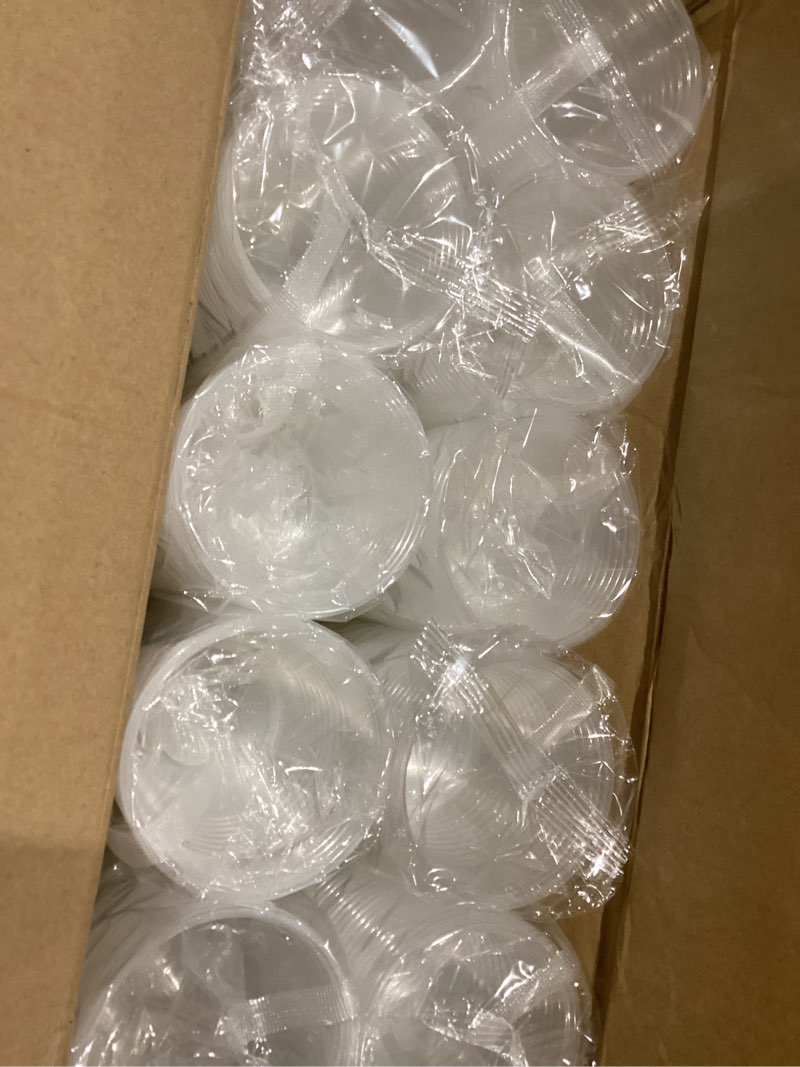 Condition photo showing New/Like New for Turbo Bee 1000 Pack 5oz Clear Plastic Cups,Small Disposable Party Cups, Disposable Cups Cold Beverage Plastic Clear Cups, Picnic, BBQ, Travel, and Events 1000pack-5oz