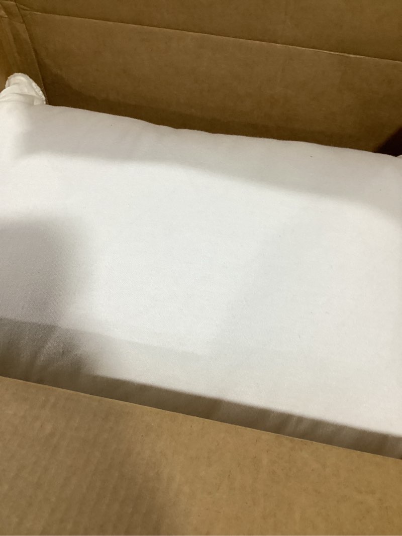 Condition photo showing Good Condition for kate spade new york wink decorative pillow, 14" x 20" throw pillow for bed or sofa, textured cotton and polyester blend cover, white 14 x 20 white