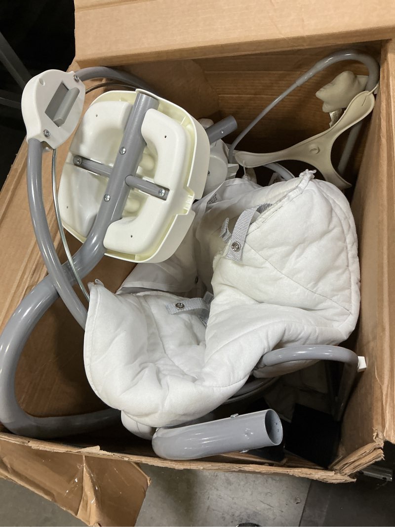 Condition photo showing As Is for ( similar) Ingenuity 2-in-1 SimpleComfort Lightweight Compact 6-Speed Multi-Direction Baby Swing & Rocker, Vibrations & Nature Sounds, 0-9 Months 6-20 lbs (Raylan)