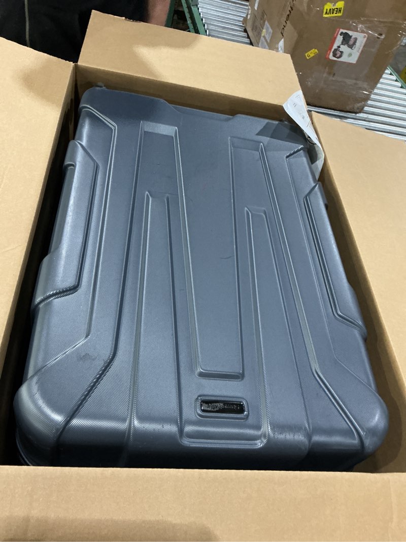 Condition photo showing Good Condition for samsonite centric hardside expandable luggage with spinner wheels, blue slate, checked-large 28-inch checked-large 28-inch blue slate