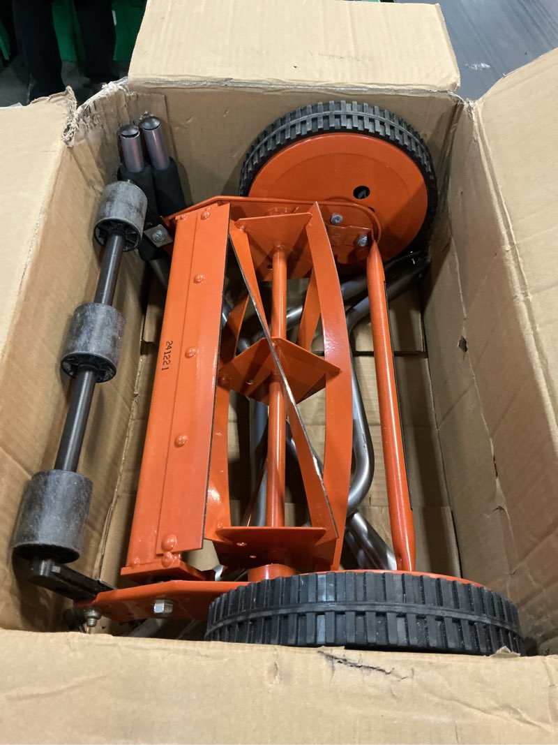 Condition photo showing Good Condition for American Lawn Mower Company 1204-14 14-Inch 4-Blade Push Reel Lawn Mower, Red 14-Inch, 4-Blade