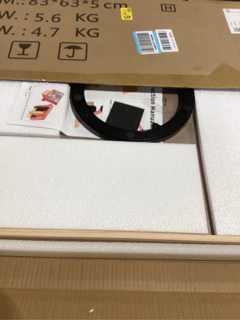 Condition photo showing Good Condition for ALL4JIG 1000 Piece Rotating Puzzle Board with Drawers 22"x30"Portable Wooden Jigsaw Puzzle Table for Adults Portable,Lazy Susan Spinning Puzzle Boards Birthday Gift for mom Small-1000pcs