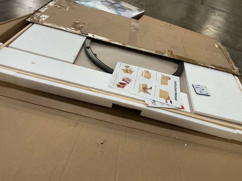 Condition photo showing As Is for ALL4JIG 2000 Pieces Rotating Puzzle Board with 6 Drawers and Cover,28"x40"Portable Wooden Jigsaw Puzzle Table for Adults,Lazy Susan Spinning Puzzle Boards Birthday Gift for mom Natural Wood-6 Drawers Large-2000pcs