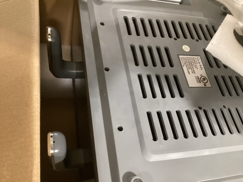 Condition photo showing Good Condition for SUR LA TABLE KITCHEN ESSENTIALS 7-in-1 11-Quart Dual Basket Air Fryer, Digital LED Touchscreen Display with 8-Presets, Air Fry, Bake, Roast, Broil, Dehydrate, Keep Warm and Reheat in Minutes, 1700w