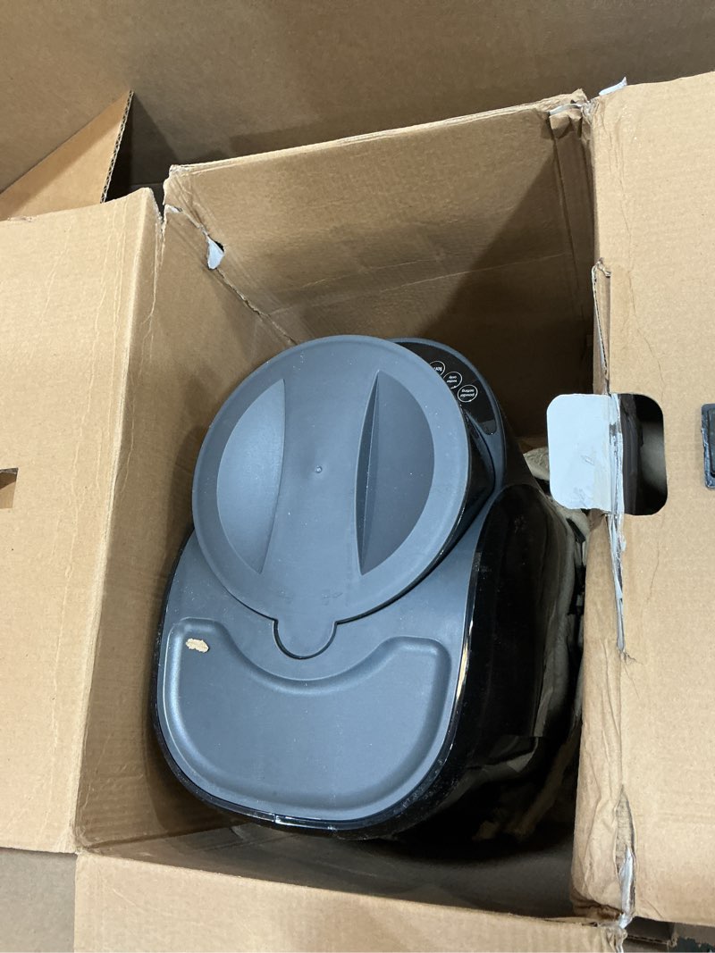 Condition photo showing As Is for baby brezza formula pro advanced formula dispenser machine - automatically mix a warm formula bottle instantly - easily make bottle with automatic powder blending, charcoal