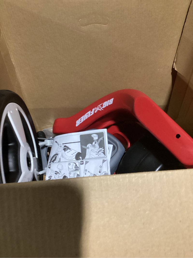 Condition photo showing As Is for (similar to) kriddo tricycle for 2-5 year olds - red toddler trike with gift for 24 month to 4 year old girls