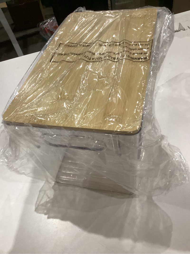 Condition photo showing New/Like New for Trash Bag Dispenser & Trash Bag Holder – Under Sink Organizer for Kitchen Storage, Pantry & Laundry Room Organization Essentials