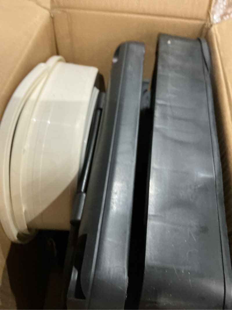 Condition photo showing Good Condition for portable camping toilets for adults - extra large travel porta potty with innerpotty and carry bag, 400lbs load camp toilet for car, hiking, rv, beach, indoor, outdoor