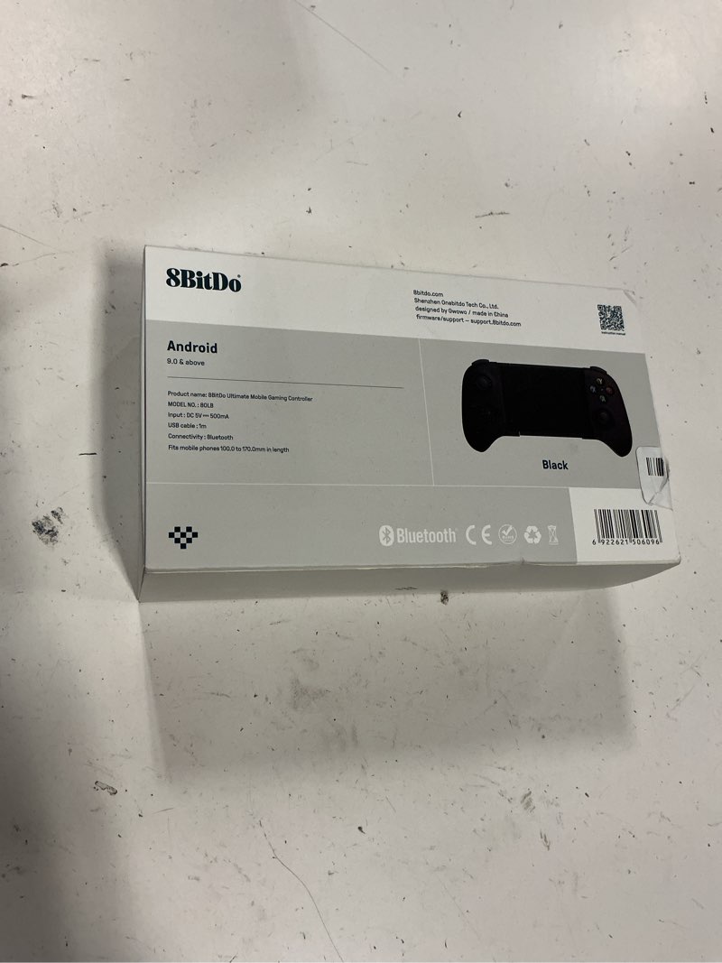 Condition photo showing New/Like New for 8bitdo ultimate mobile gaming controller for android devices, bluetooth mobile game controller with hall effect joysticks and hall triggers (black)