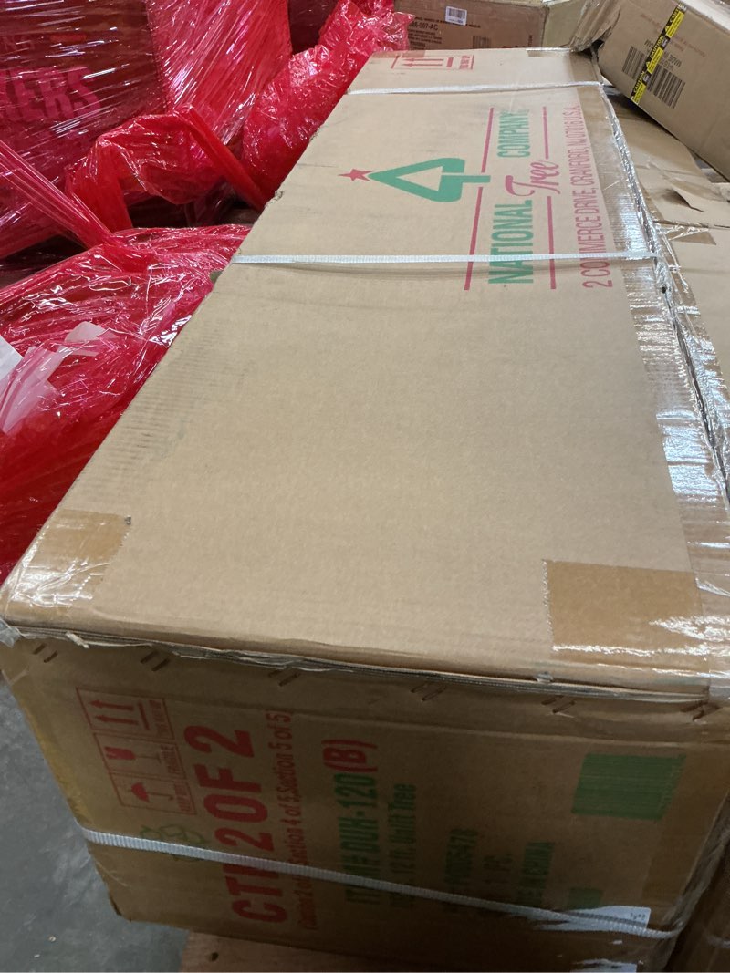 Condition photo showing item condition for National Tree Company Artificial Full Christmas Tree  Green  Dunhill Fir  Includes Stand  12 Feet