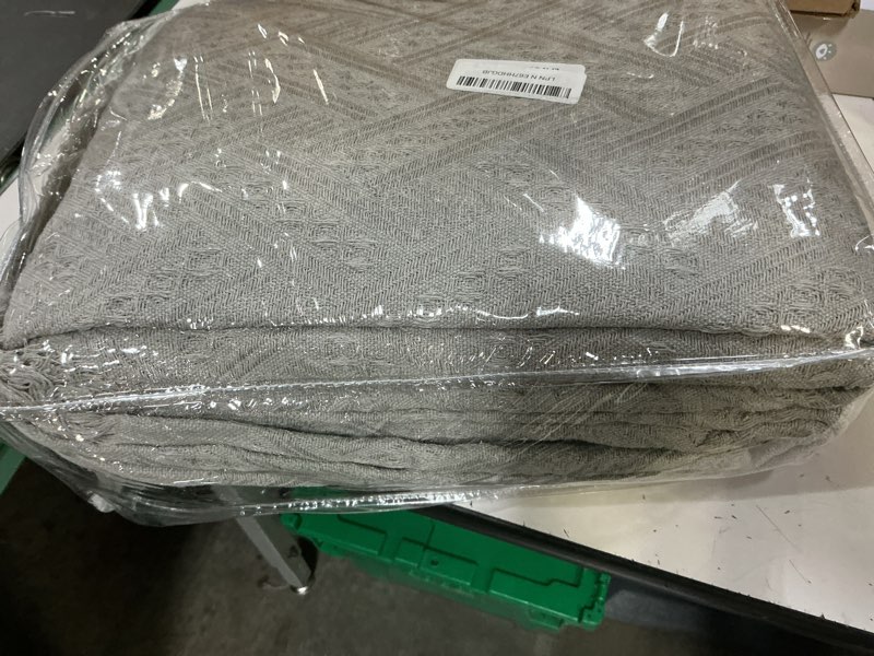 Condition photo showing New/Like New for deep dream sectional couch covers, 2 pieces sectional sofa cover, l shaped couch covers, couch cover for sectional sofa (x-large, 63" x 110" + 71" x 118, light grey) x-large light grey
