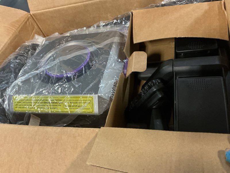Condition photo showing Good Condition for canister steam cleaner: 50-sec heat-up, 0.6 gal tank refill anytime (non-pressurized), 1650w, 60 psi, 21-pcs kit, dry/wet modes, detachable hose for tile grout furniture floor car cleaning gray