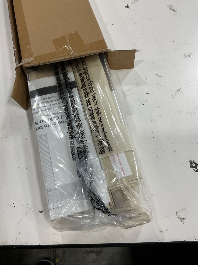 Condition photo showing New/Like New for lazblinds no tools no drill cordless cellular shades, top down bottom up (tdbu) honeycomb shades for home, blackout light blocking thermal insulation blinds for windows, 35" w x 64" h, beige blackout - beige 35" w x 64" h