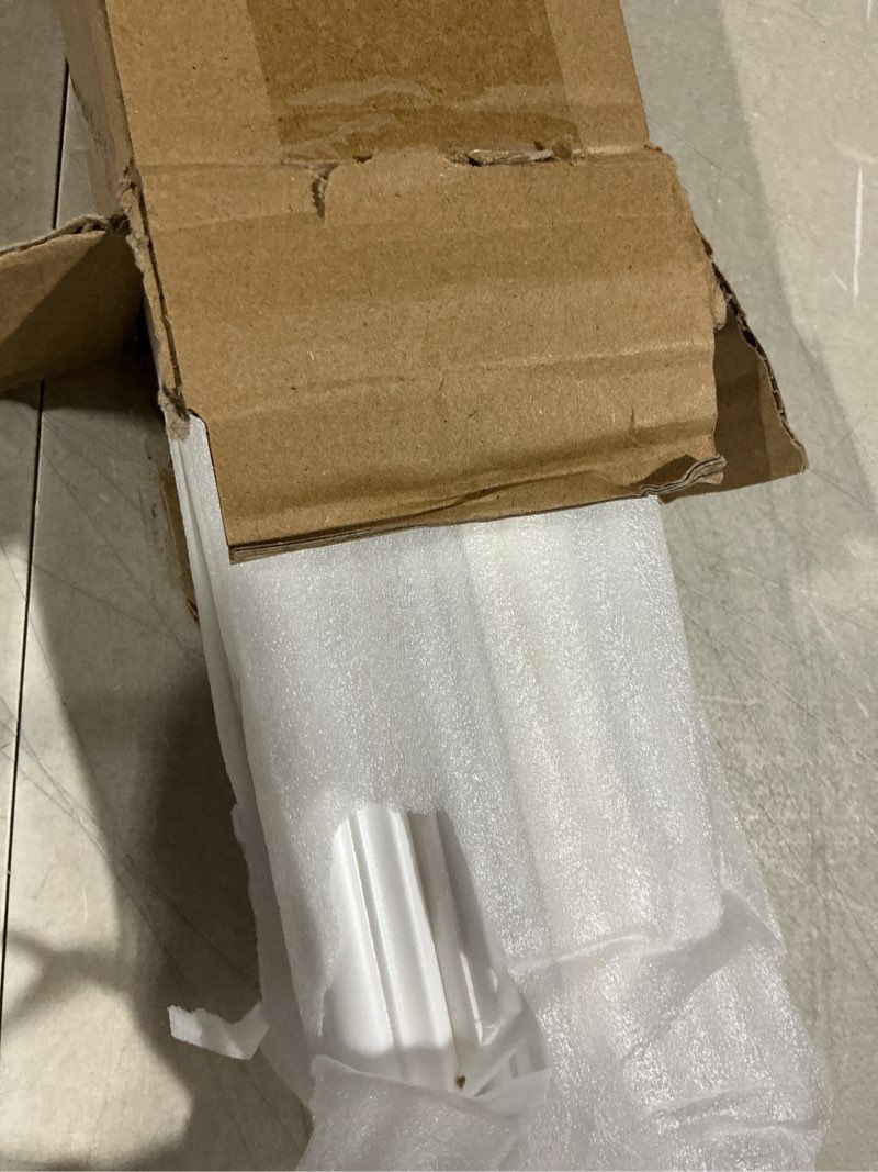 Condition photo showing As Is for 1 set peel and stick door moulding trim kit premade wall moulding panels flexible self adhesive 3d wainscoting panels for mirror window frame decor (top 26"x36" and bottom 26"x24") top 26"x36" and bottom 26"x24" 1