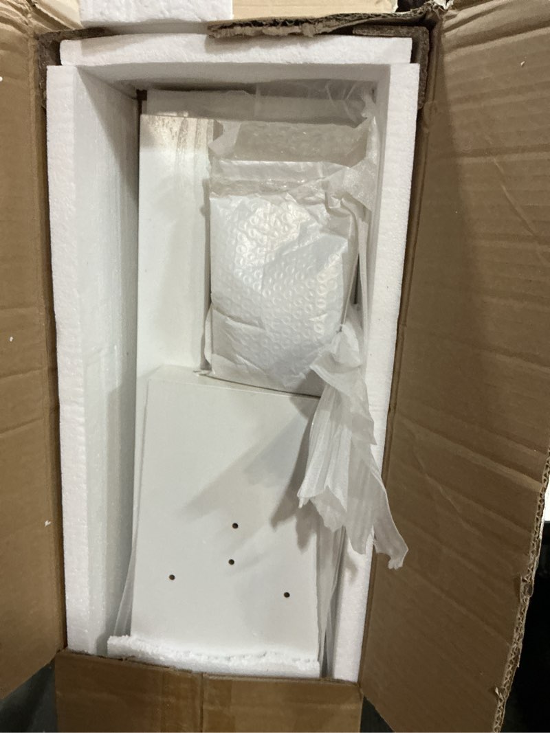 Condition photo showing Good Condition for zgren narrow sofa table with outlet and usb port, behind couch table skinny console table with charging station thin and long slim entryway table for living room, hallway, entry hall, foyer, white 47”w x 7”d x 32”h white