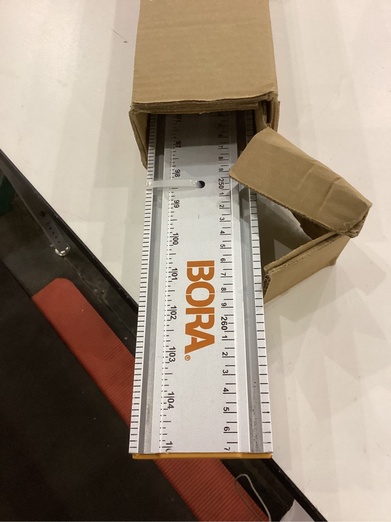 Condition photo showing Good Condition for Bora 100” WTX Ruled Clamp Edge Saw Guide for Woodworking, Contractors, Carpenters and DIY, Guide for Circular Saws, 100 Inch Cutting Length, 545100