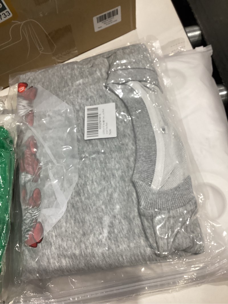 Condition photo showing New/Like New for Merry Christmas Sweatshirts for Women Gnomes Santa Christmas Sweatshirt Cute Long Sleeve Pullover Top Red Small