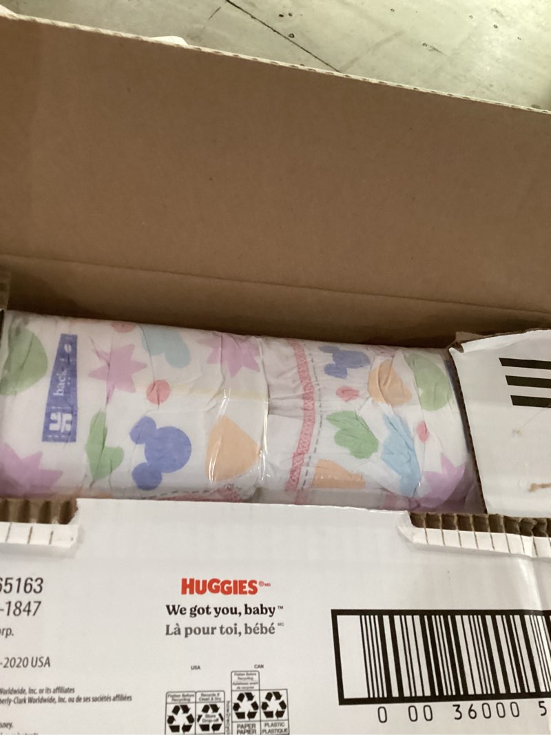 Condition photo showing New/Like New for Huggies Size 6 Diapers, Snug & Dry Baby Diapers, Size 6 (35+ lbs), 112 Count, Packaging May Vary Size 6 112