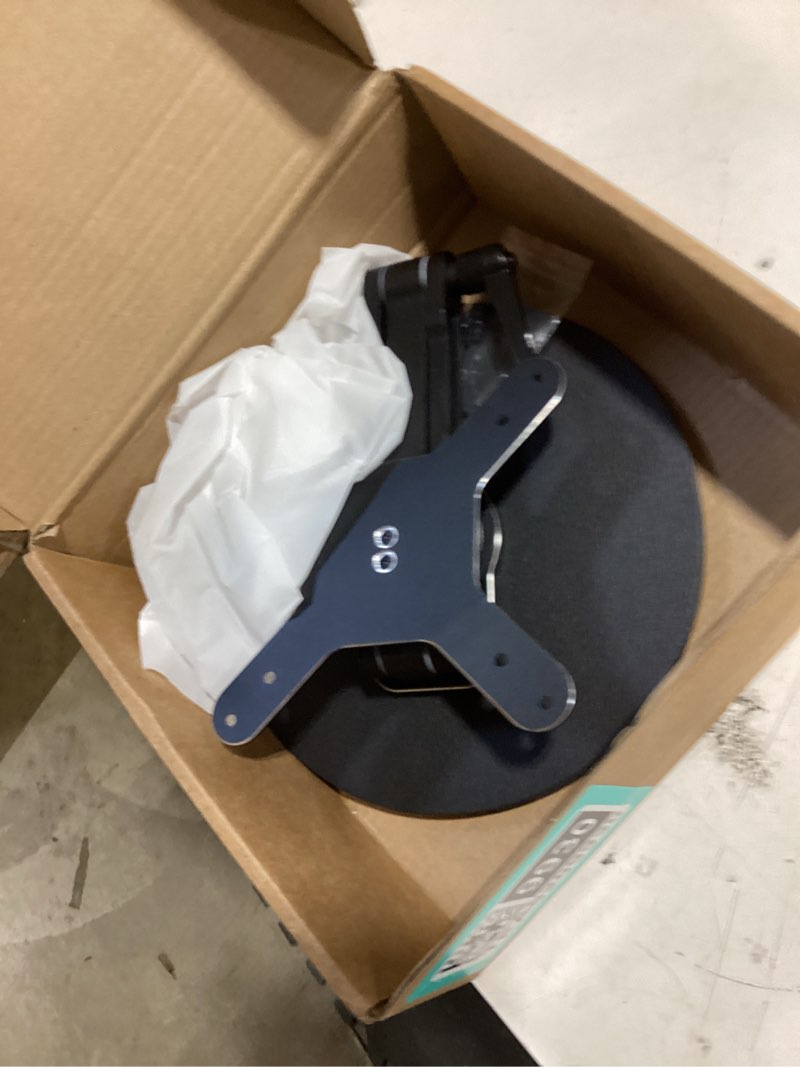 Condition photo showing Good Condition for swivel & tilt stand for echo show 15 (gen 1, gen 2), adjustable height desk mount with 360 rotating base, aluminum monitor holder easy installation for 15.6", 17.3", 18.5" monitors
