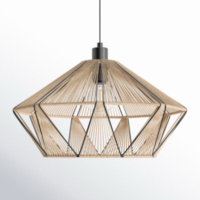 Jennette1 Light Black Pendant