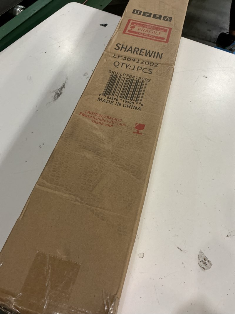 Condition photo showing Good Condition for sharewin chair mat for carpeted floor with lip,47''×36'' pvc carpet protector for low pile carpets heavy duty effective grip anti-slip,won't crack,easy to clean for office and home 47"x36" with lip clear for carpets