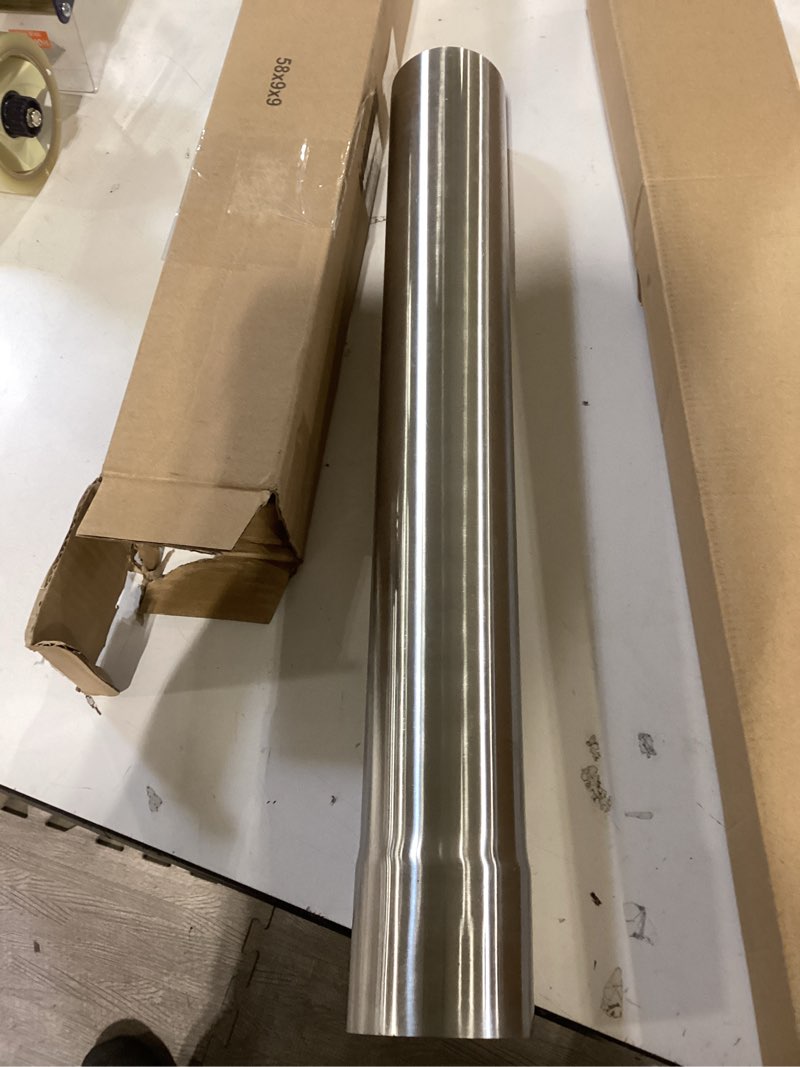Condition photo showing Good Condition for 3 Inch Stainless Steel T304 Exhaust Tubing, 3''ID-to-OD Length 22''Straight Exhaust Extension Tube Tailpipe,Universal Connector Adapter Tubo 3'' 22'' Straight