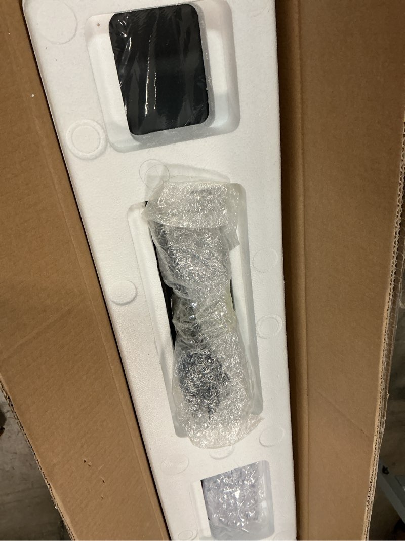 Condition photo showing As Is for Electric Fireplace Inserts Modernos - Wall Fireplace With App/Remote/Touch Control & Child Lock, 750w/1500w Heater 7 Flame Speed/Brightness, 12 Colors And 5 Realistic Fire Sound For Bedrooms Luxury black