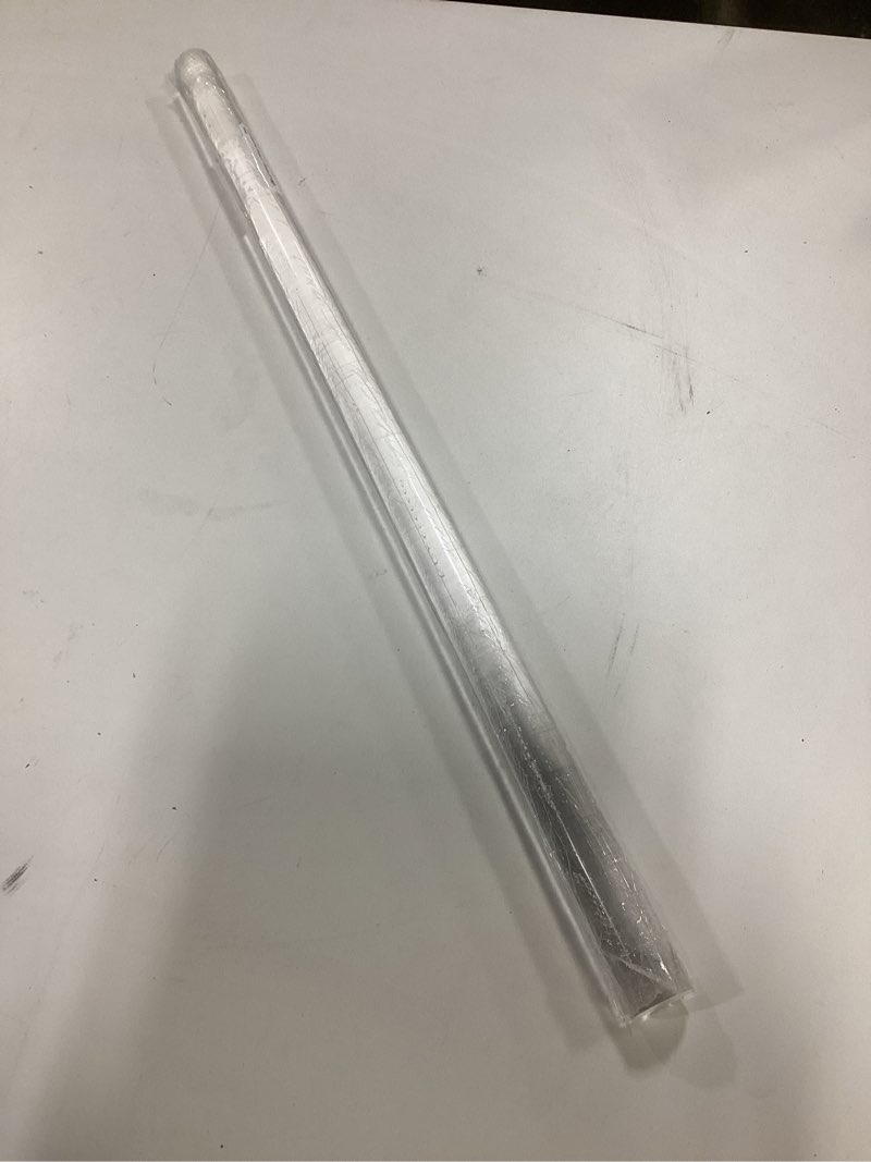 Acrylic Round Rod, Transparent Clear, Standard Tolerance, Fed. Spec. L-P-391A, 1" Diameter, 24" Length 1 Inches 24 Inches 1