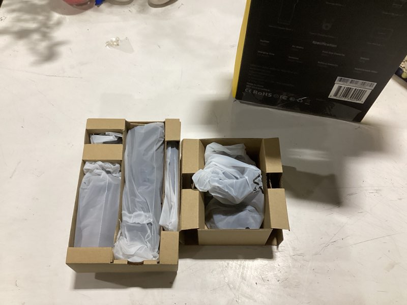 Condition photo showing As Is for fanttik v10 air cordless handheld vacuum cleaner