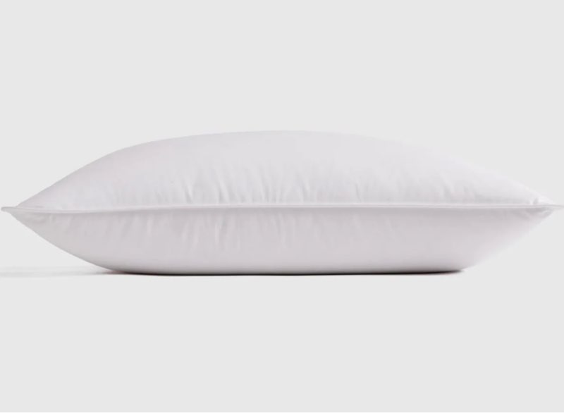 quince luxe goose down pillow, soft, standard