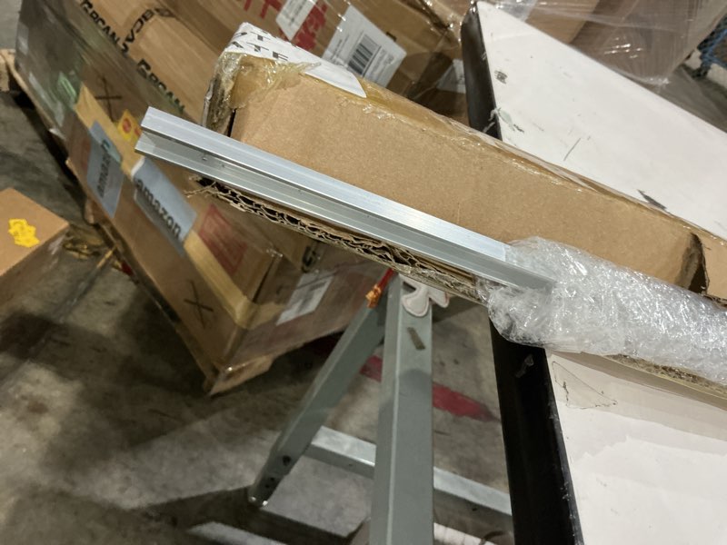 Condition photo showing Good Condition for wesiti 4 ft 1/4" u channel aluminum 1/16" walls x 5/8" high clear anodized c channel aluminum 6063 alloy t-6 temper for posters signs frame displays - durable u-shape slot for easy installation 1 pack